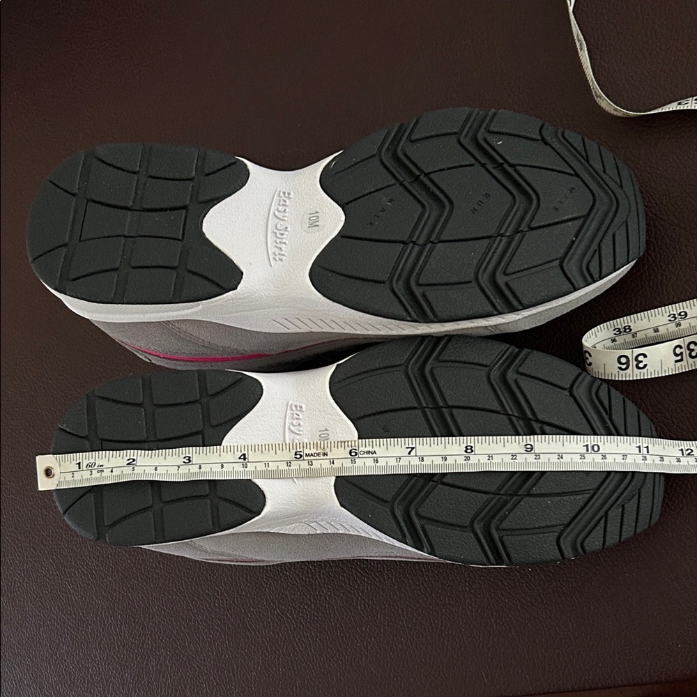 Easy Spirit Romy suede Gray and neon Pink and yellow Athletic Shoes - Picture 6 of 9